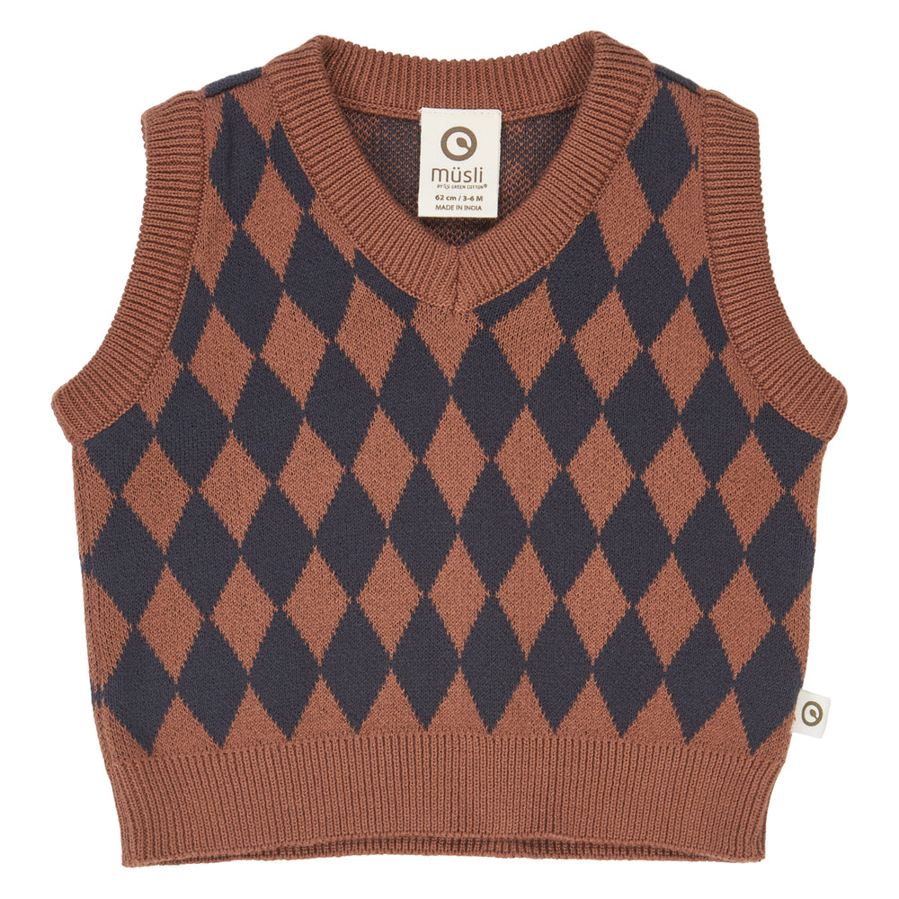 müsli Baby Pullunder L_S Tee Root 019122804