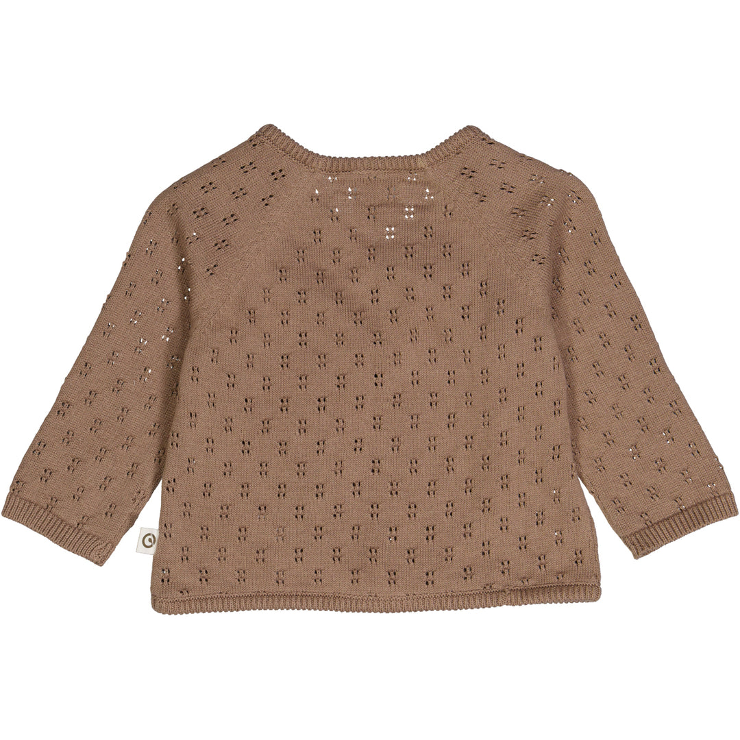 müsli Baby Strickjacke L_S Tee Walnut 017080802