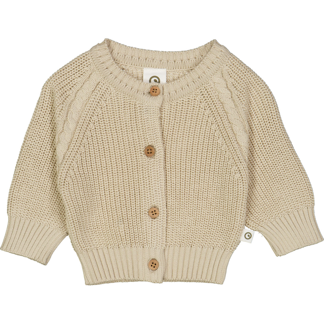 müsli Baby Strickjacke L_S Tee Oat 013040401