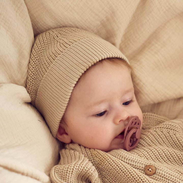 müsli Baby Strickmütze Headwear Oat 013040401