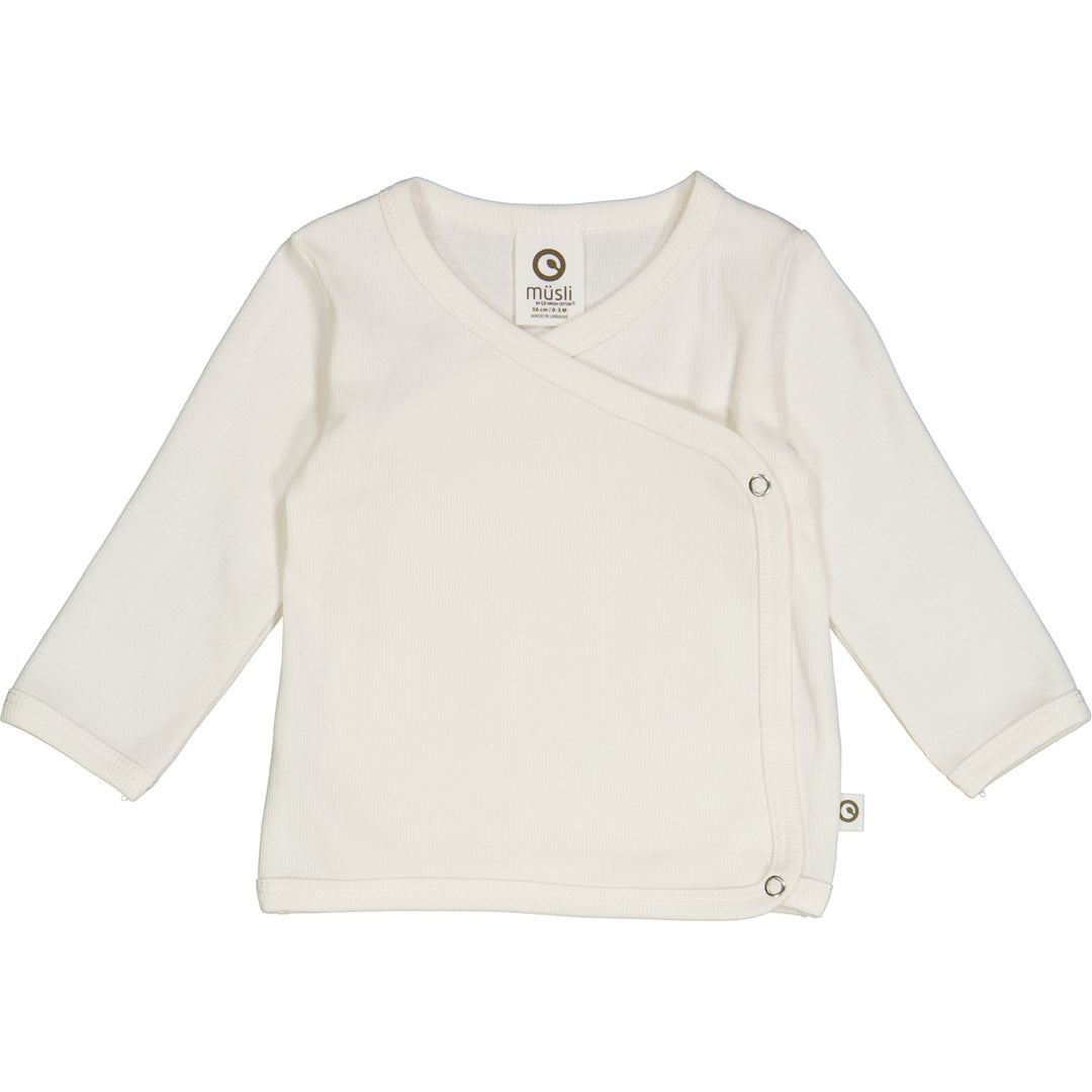 müsli Baby Wickeljacke L_S Tee Balsam cream 011100100