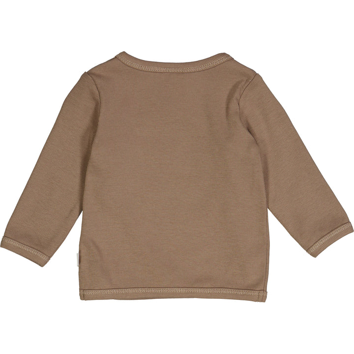 müsli Baby Wickeljacke L_S Tee Walnut 017080802