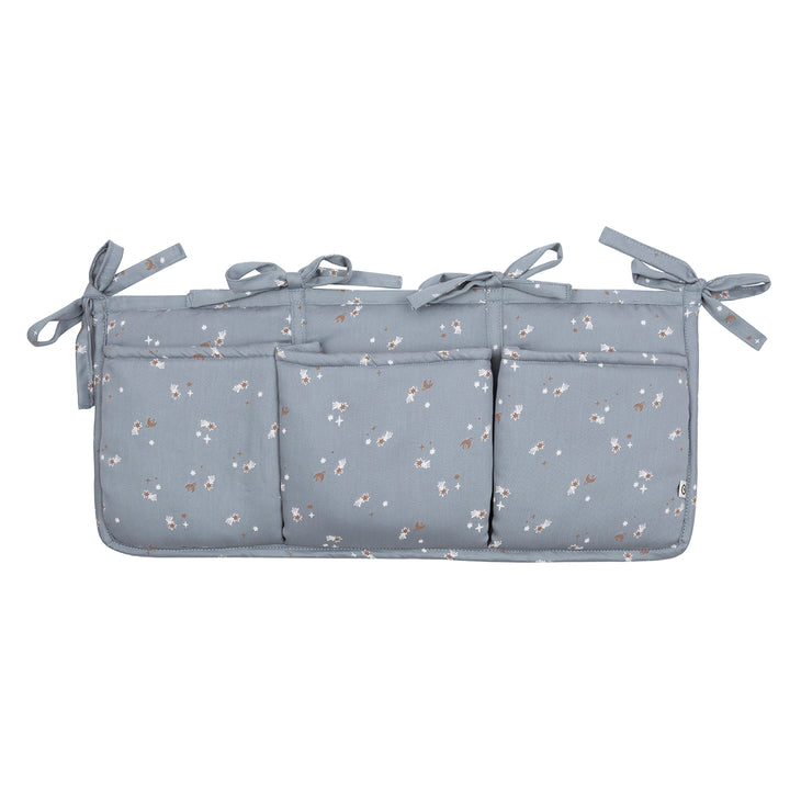 müsli Babybettorganizer Nursery Jasmin blue/ Balsam cream/ Walnut 690000318