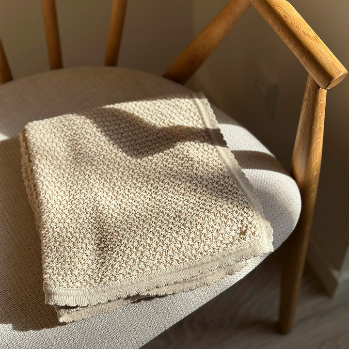 müsli Babydecke Bed Linen & Blankets Oat 013040401