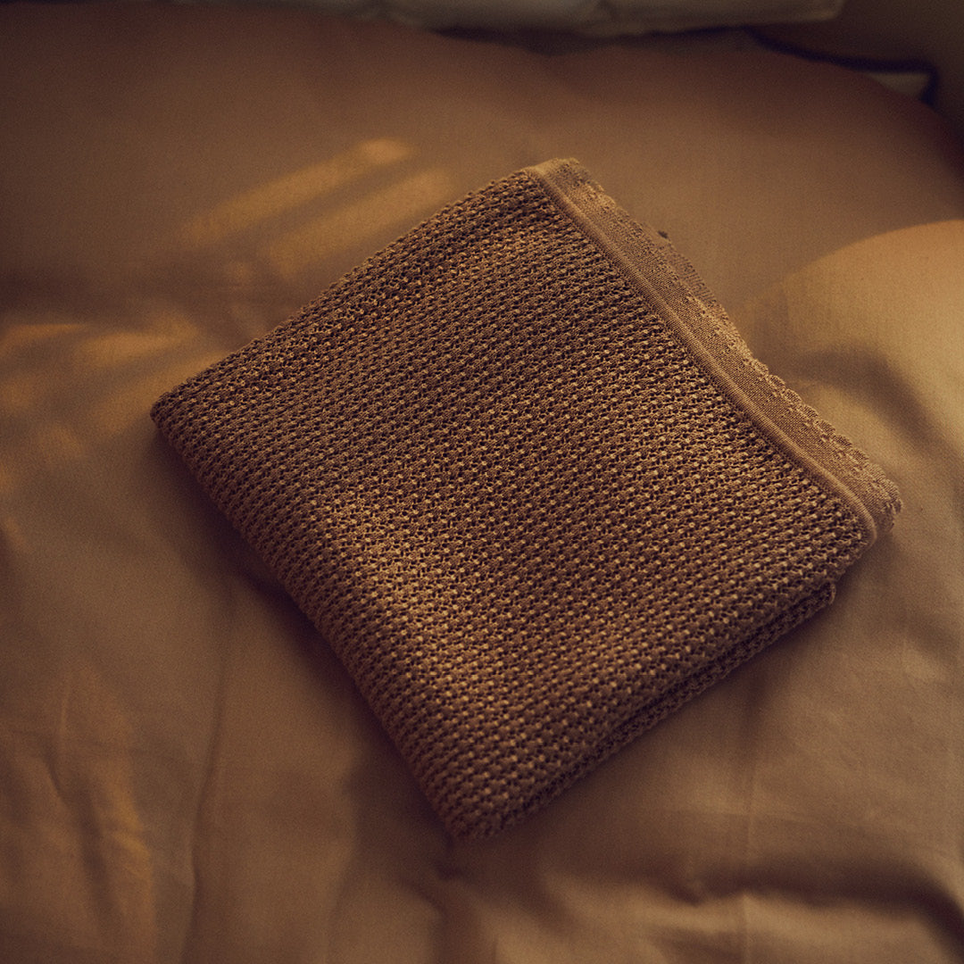 müsli Babydecke Bed Linen & Blankets Walnut 017080802