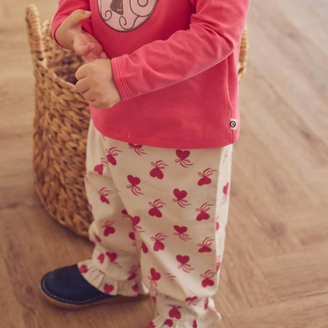müsli Babyhose Pants Oak/ Rouge red 690000340