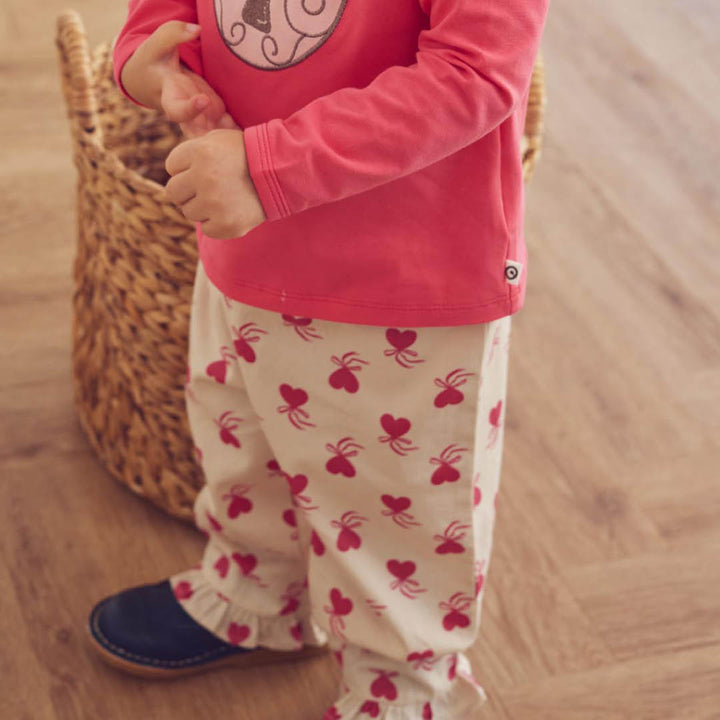 müsli Babyhose Pants Oak/ Rouge red 690000340