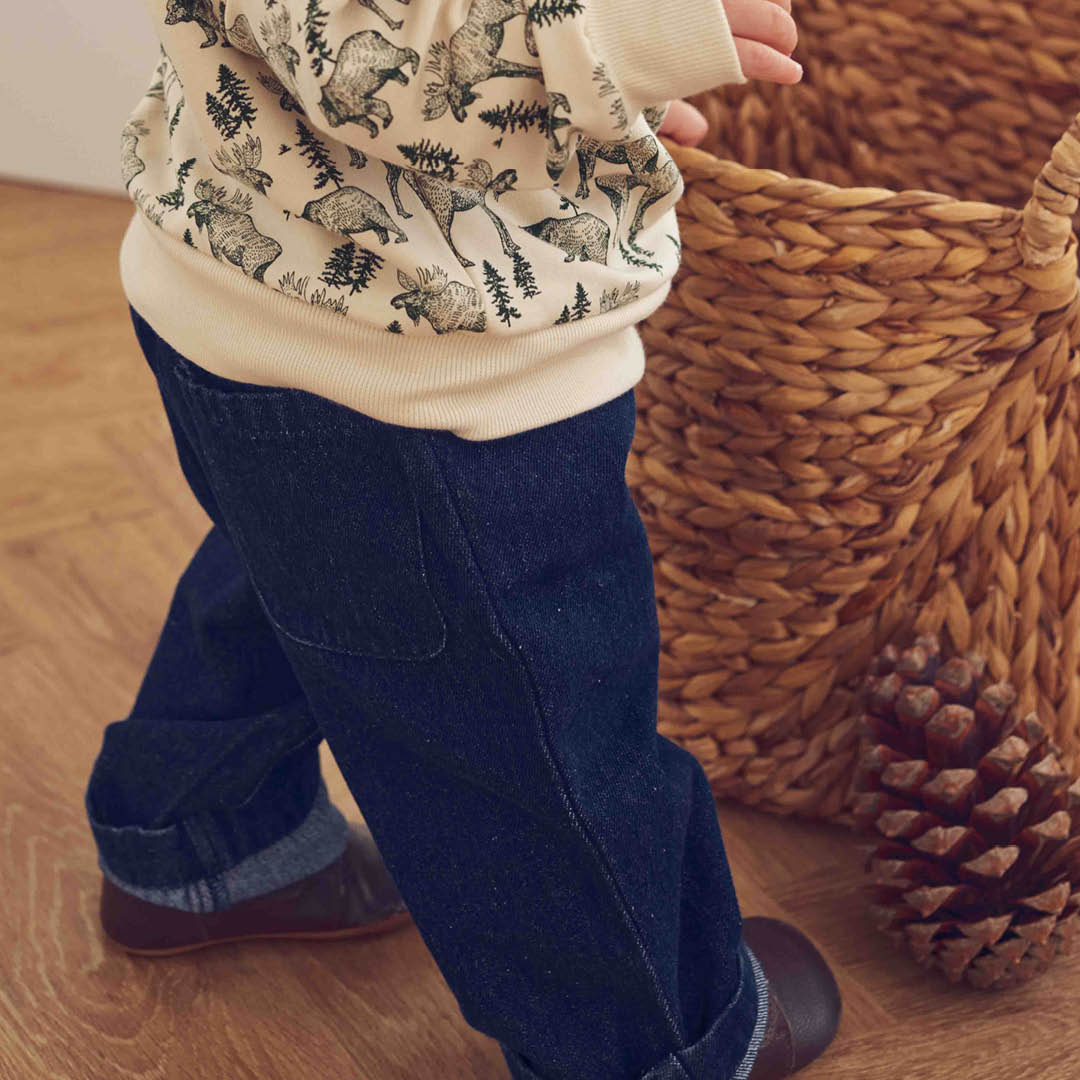 müsli Babyhose Pants Denim navy 763001300