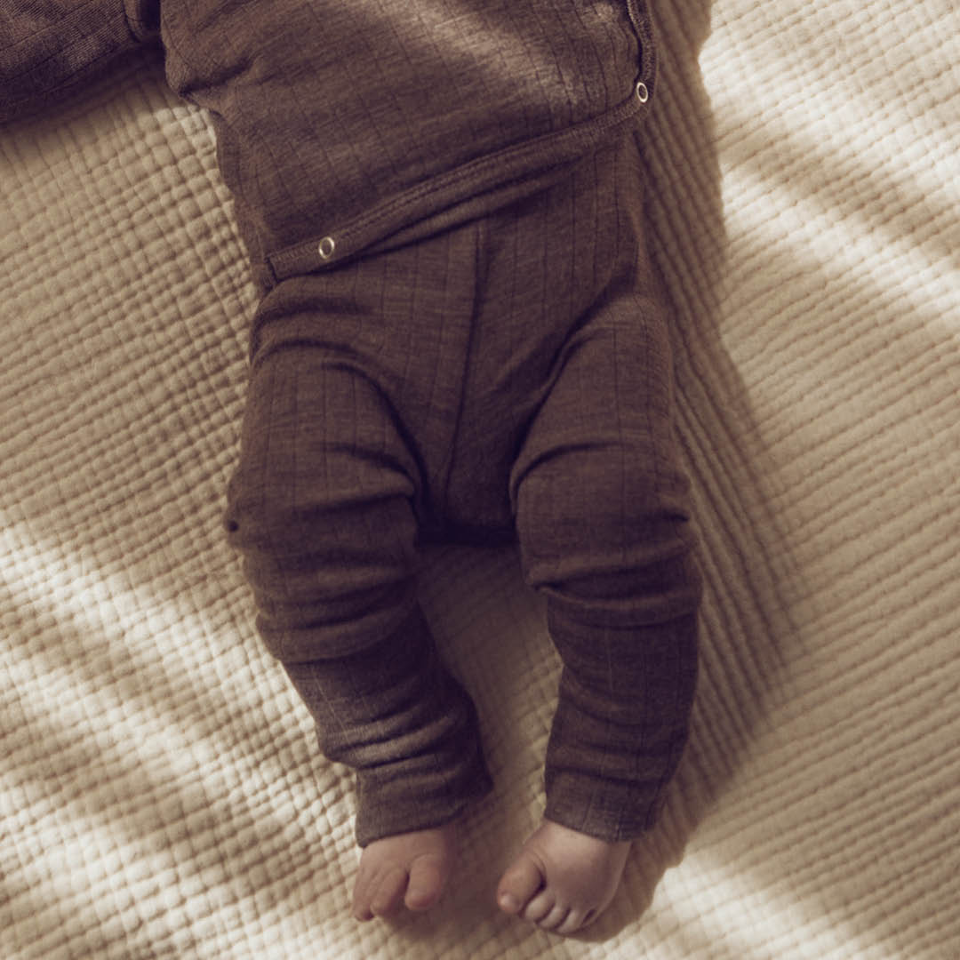 müsli Babyhose Pants Walnut melange 821000012