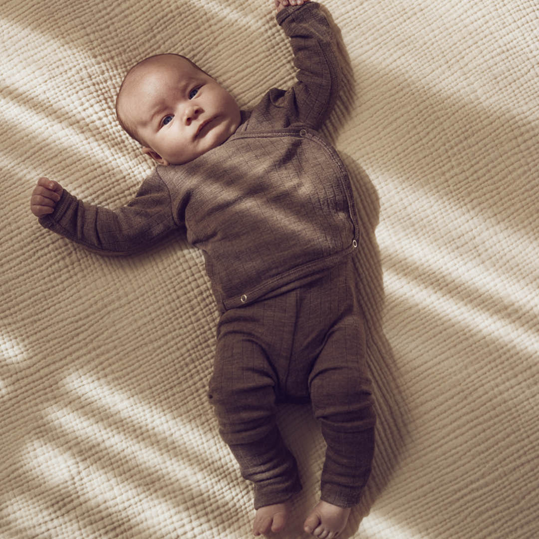 müsli Babyhose Pants Walnut melange 821000012