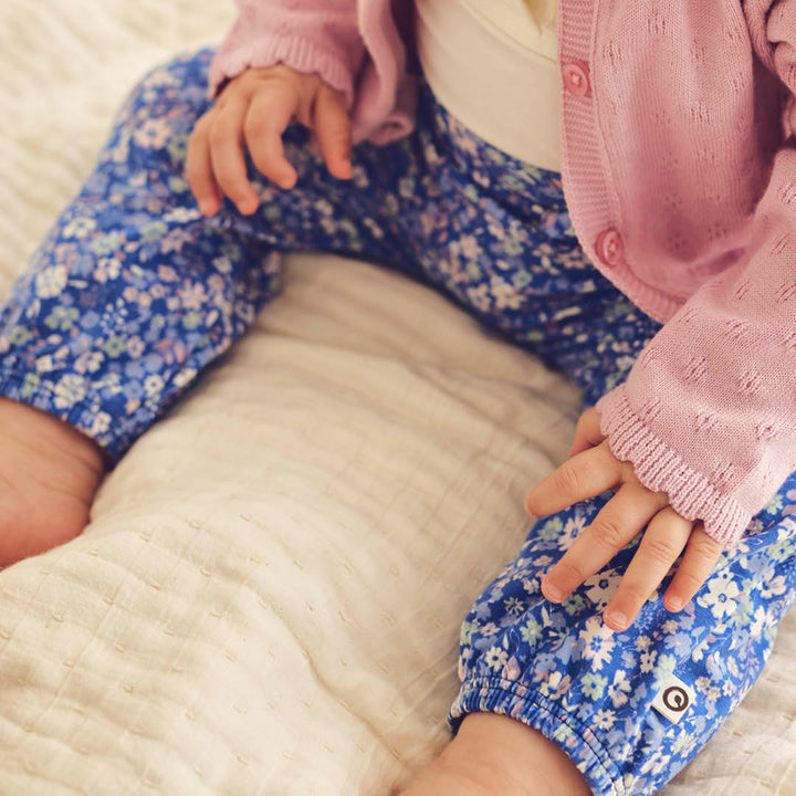 müsli Babyhose Pants Azure blue/ Nectar/ Tofu 690000307