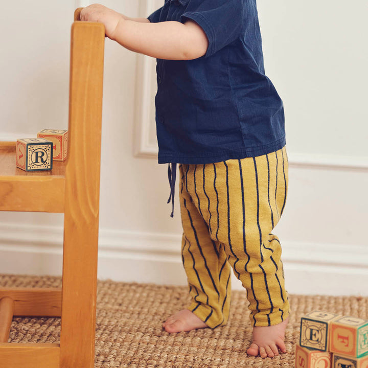 müsli Babyhose Pants Hemp/ Navy 690000309