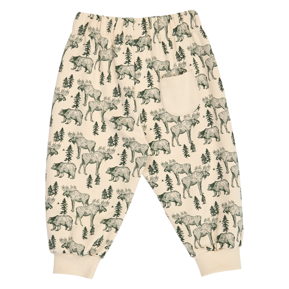 müsli Babyhose Pants Oak/ Forest green 690000335