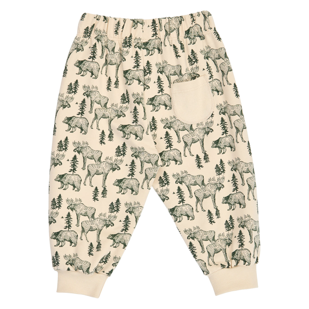 müsli Babyhose Pants Oak/ Forest green 690000335
