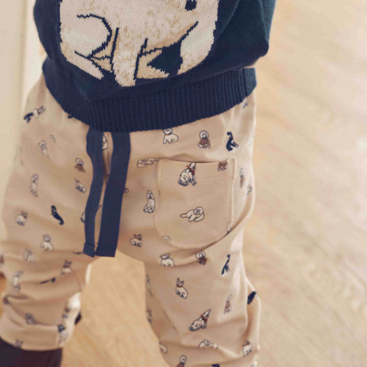 müsli Babyhose Pants Oak/ Walnut/ Navy 690000337