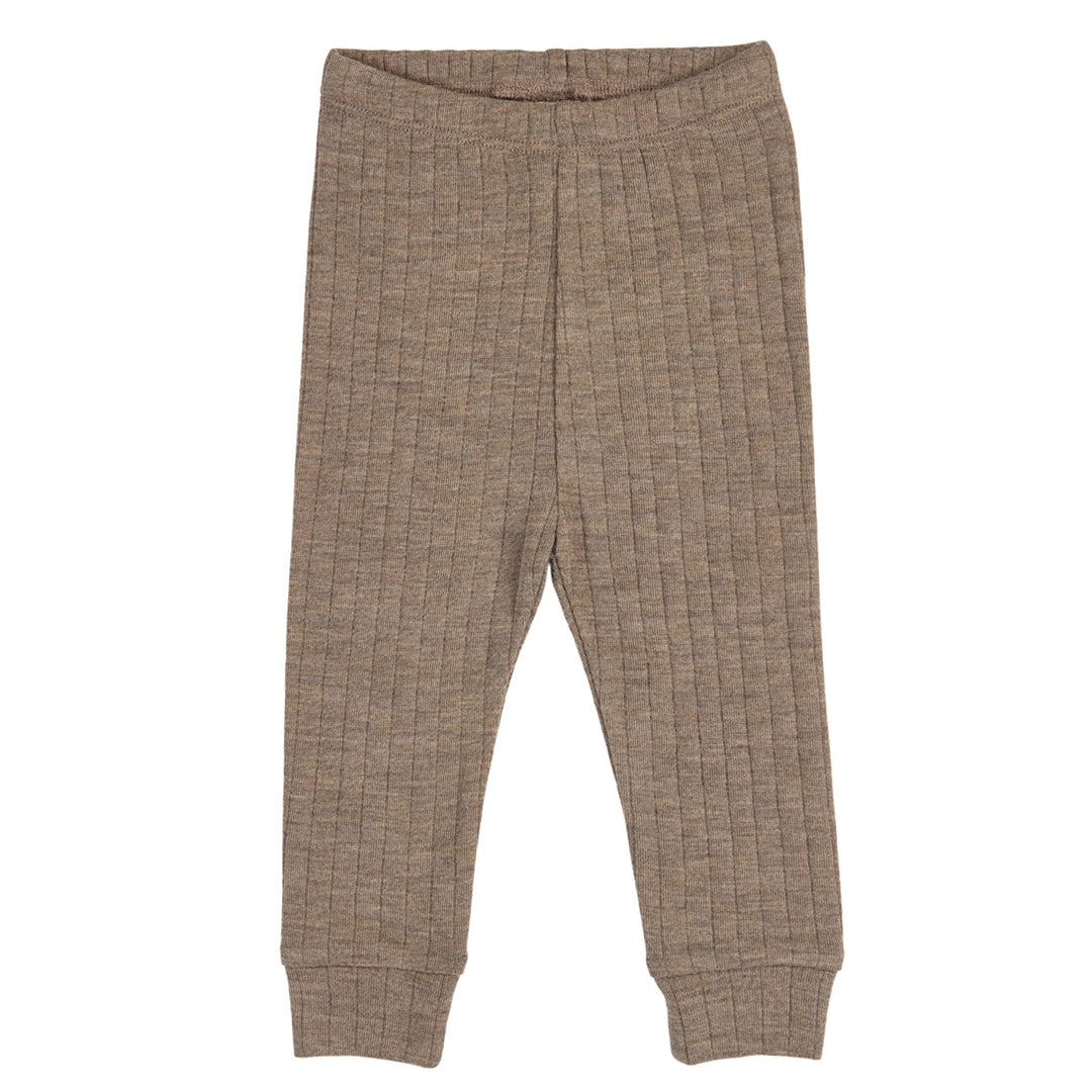 müsli Babyhose aus Merinowolle Pants Walnut melange 821000012
