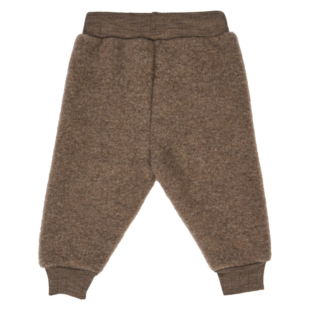 müsli Babyhose aus Merinowolle Pants Walnut melange 821000012