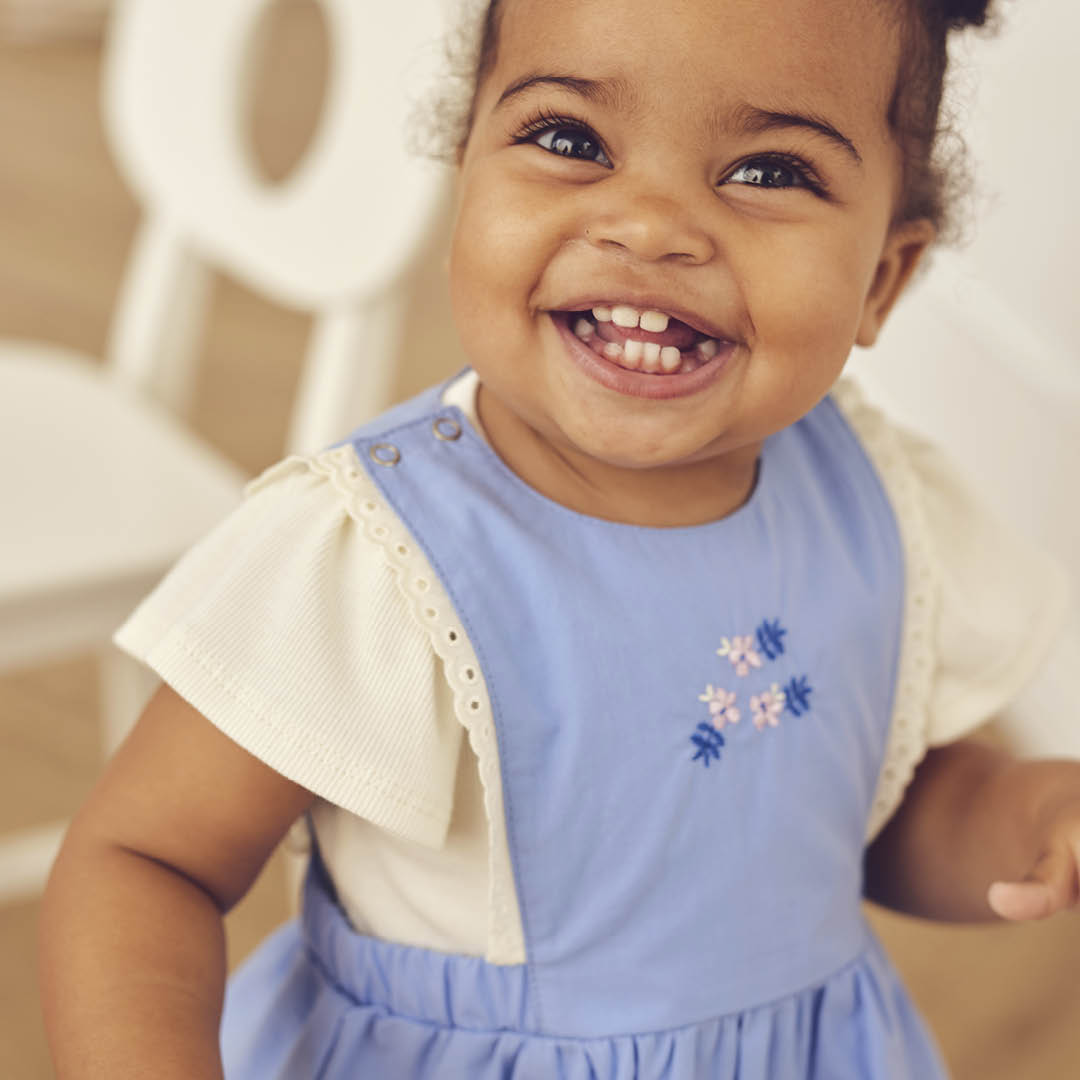 müsli Babykleid Dress Shell blue 016392901