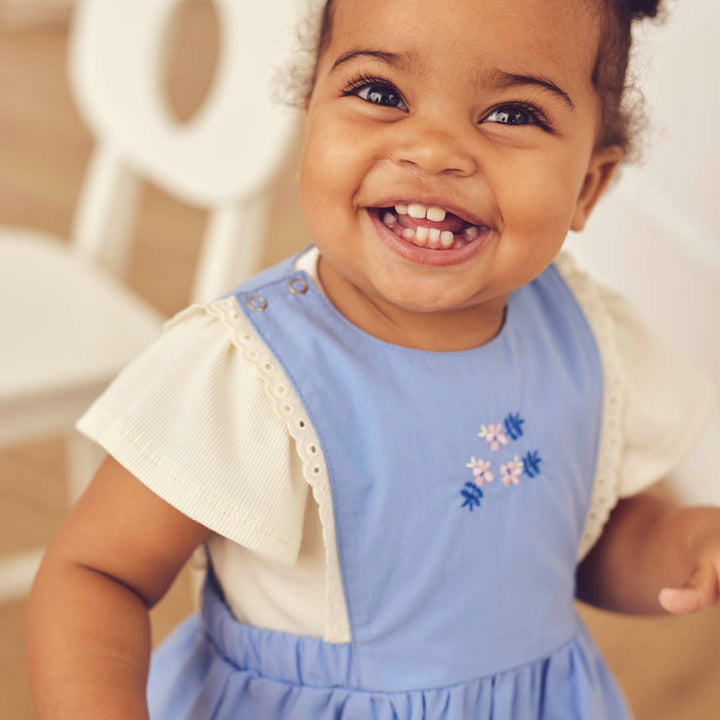 müsli Babykleid Dress Shell blue 016392901