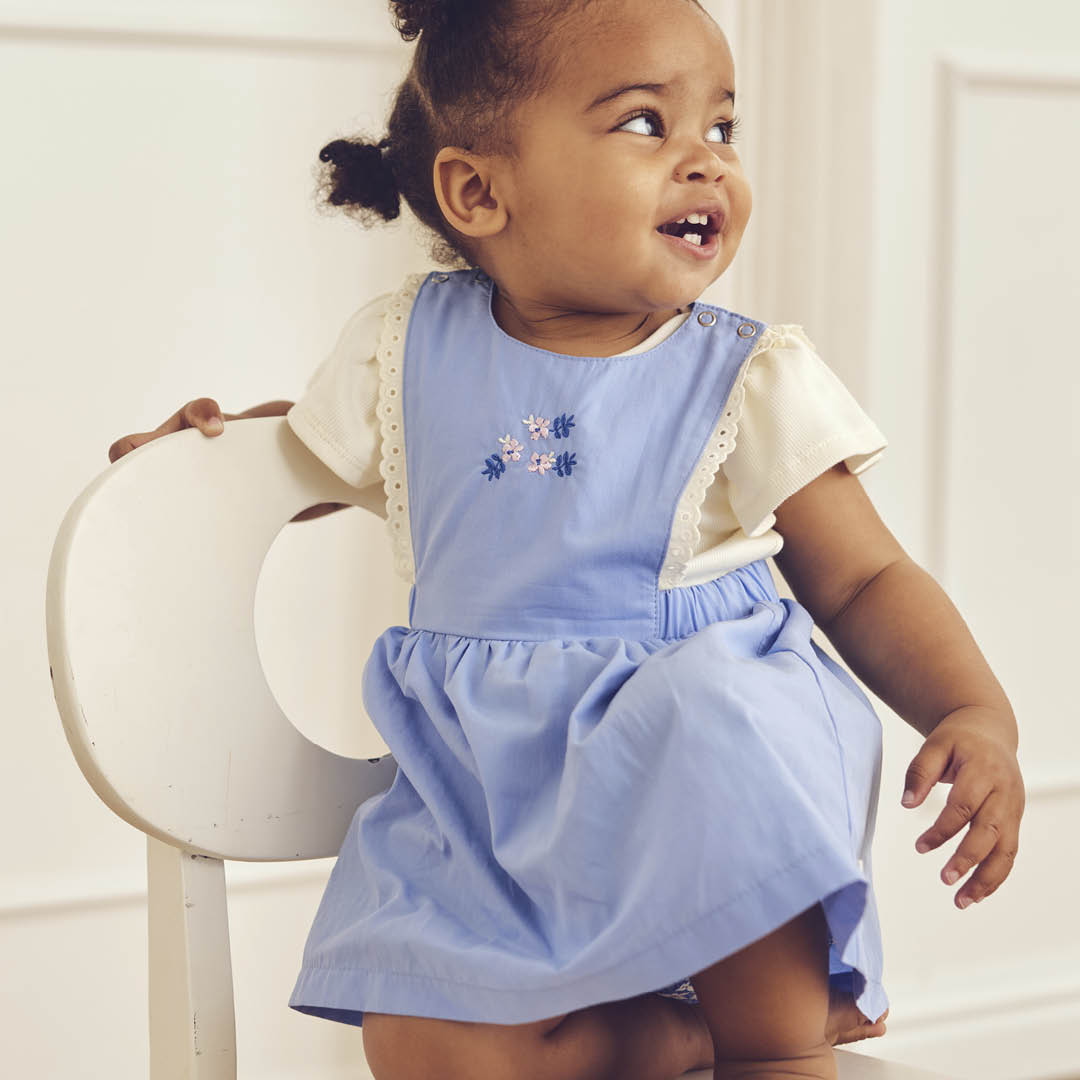 müsli Babykleid Dress Shell blue 016392901