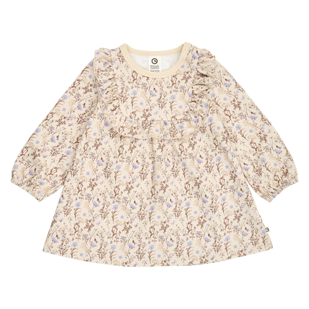 müsli Babylangarmkleid Dress Oak/ Walnut/ Mauve 690000329