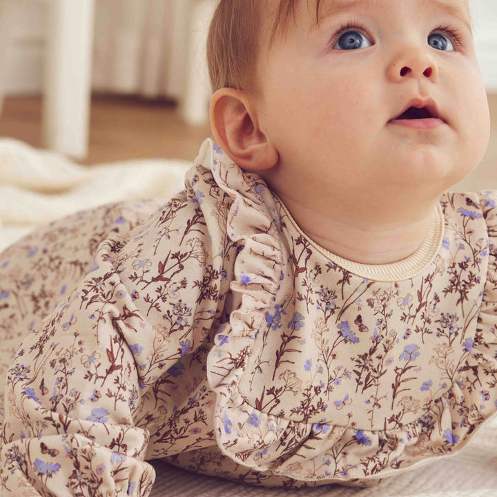 müsli Babylangarmkleid Dress Oak/ Walnut/ Mauve 690000329