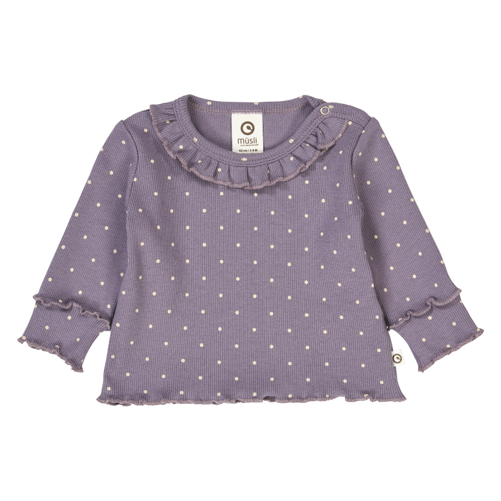 müsli Babylangarmshirt L_S Tee Lilac fog/ Oak 690000259
