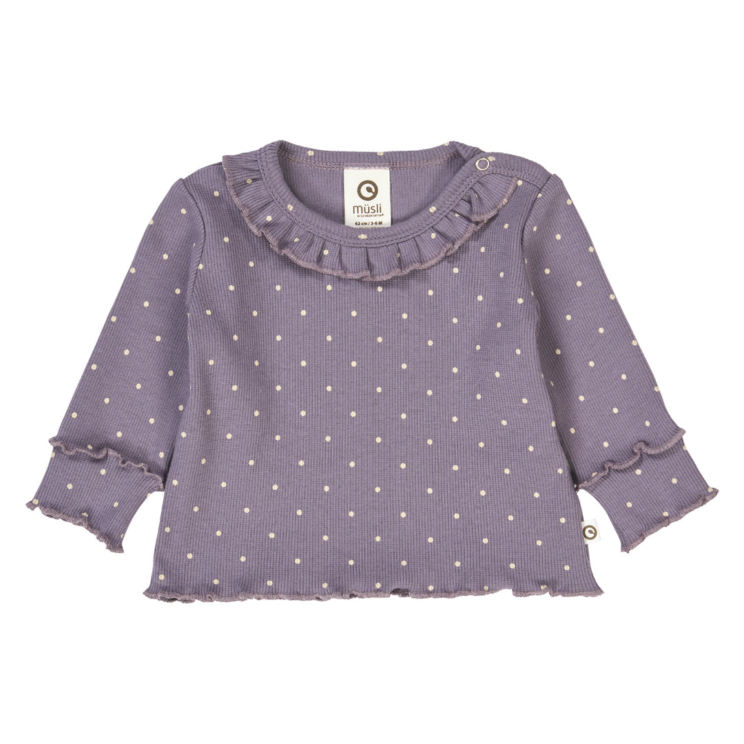 müsli Babylangarmshirt L_S Tee Lilac fog/ Oak 690000259
