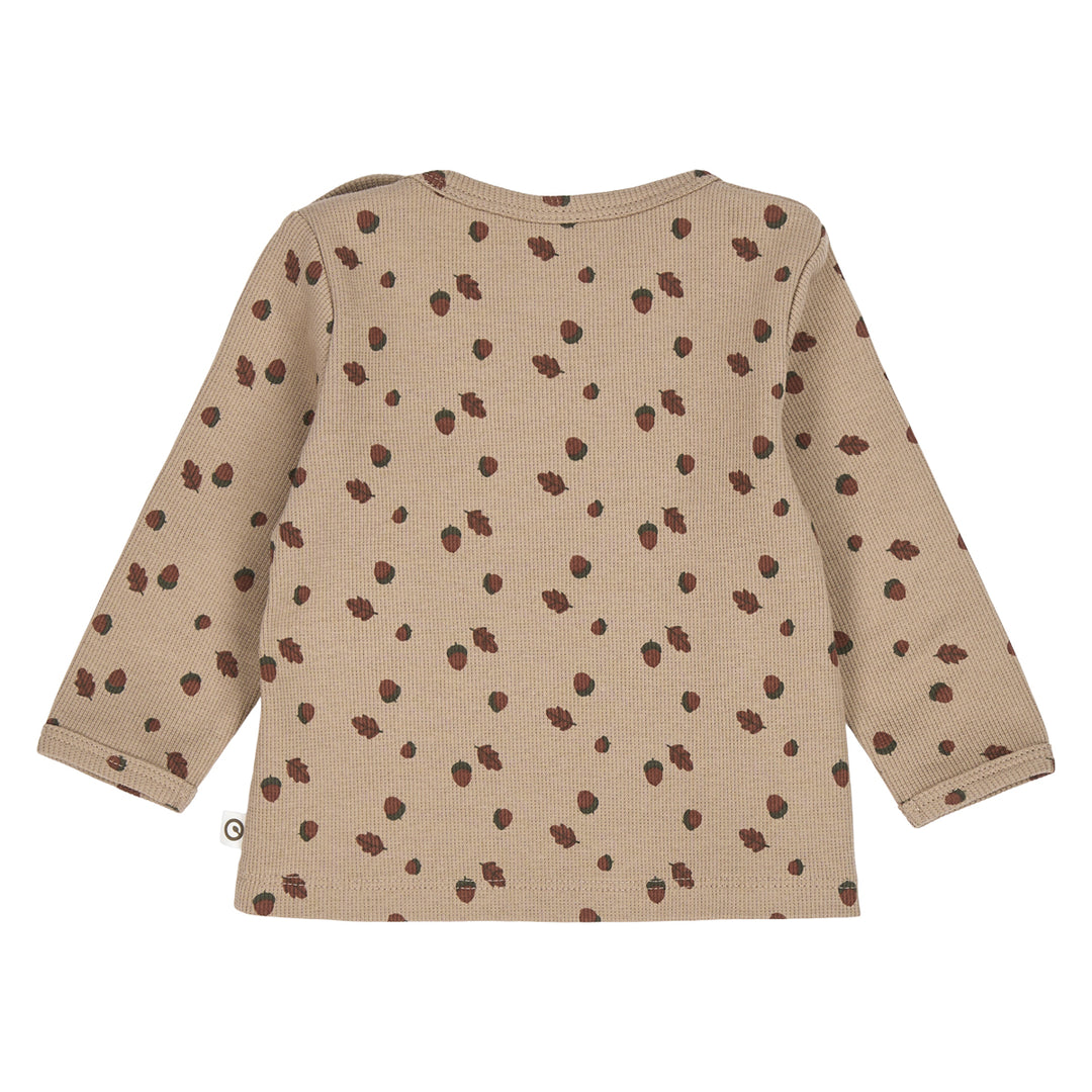müsli Babylangarmshirt L_S Tee Beige/ Root/ Deep green 690000260