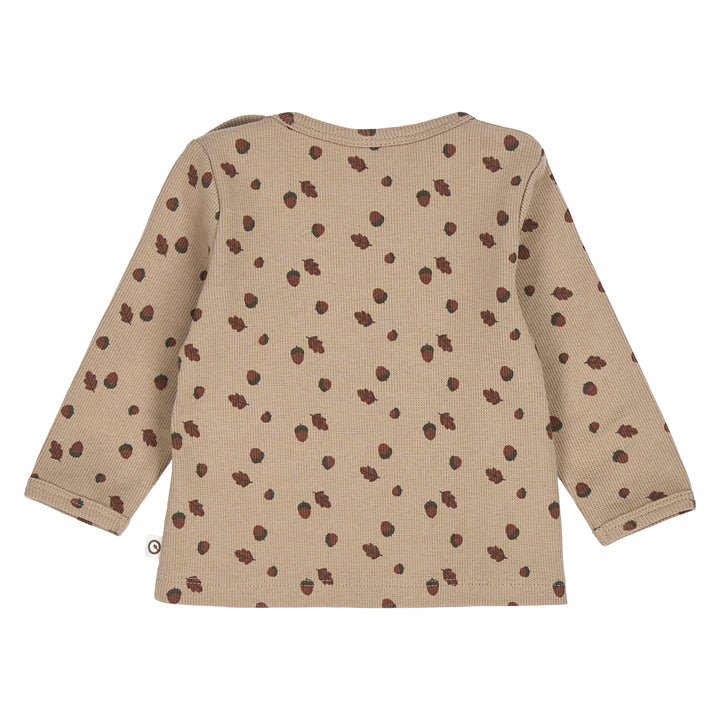 müsli Babylangarmshirt L_S Tee Beige/ Root/ Deep green 690000260