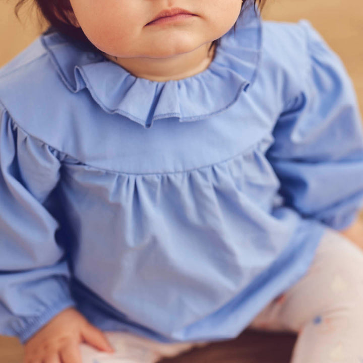 müsli Babylangarmshirt L_S Tee Shell blue 016392901