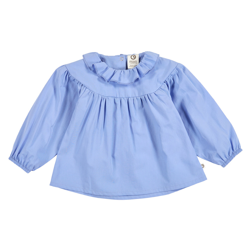 müsli Babylangarmshirt L_S Tee Shell blue 016392901