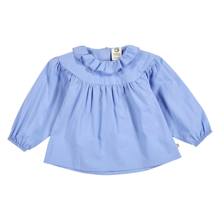 müsli Babylangarmshirt L_S Tee Shell blue 016392901