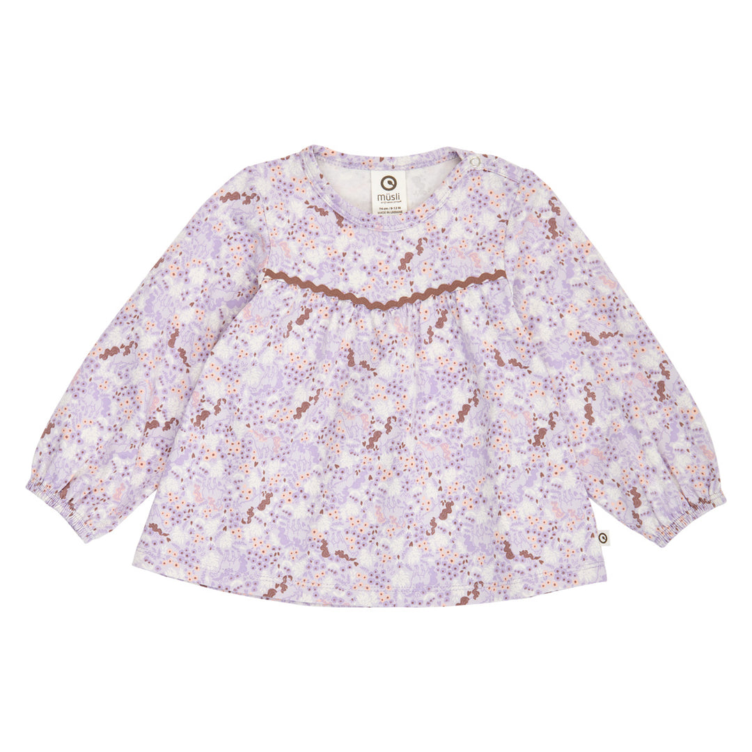 müsli Babylangarmshirt L_S Tee Bloom/ Tofu/ Pecan 690000310