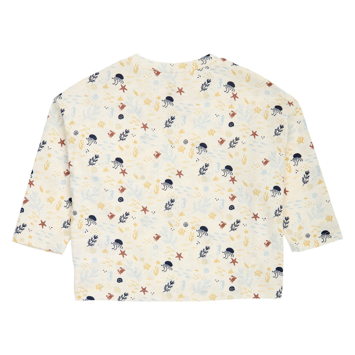 müsli Babylangarmshirt L_S Tee Tofu/ Hemp/ Navy 690000308