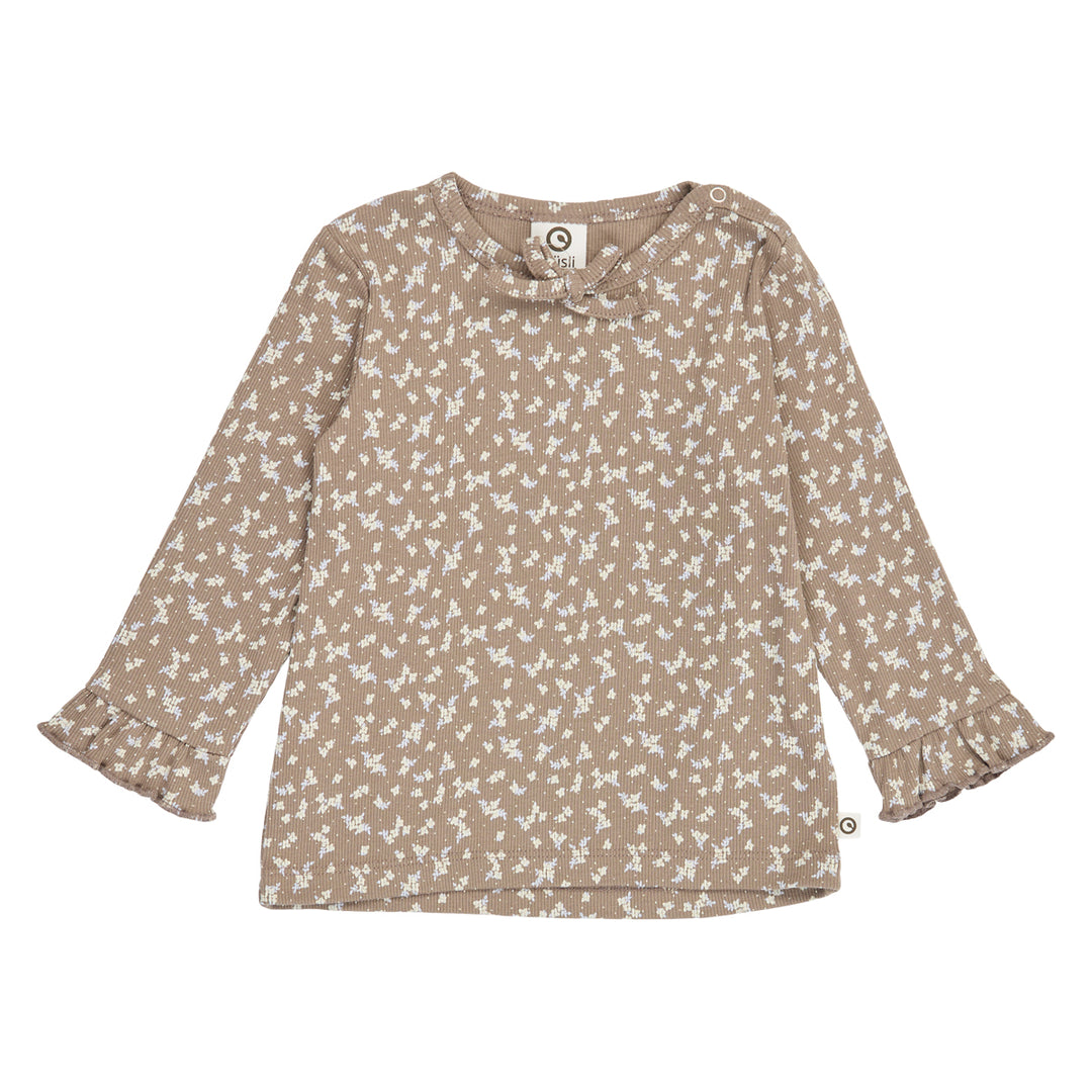 müsli Babylangarmshirt L_S Tee Walnut/ Oak/ Mauve 690000328