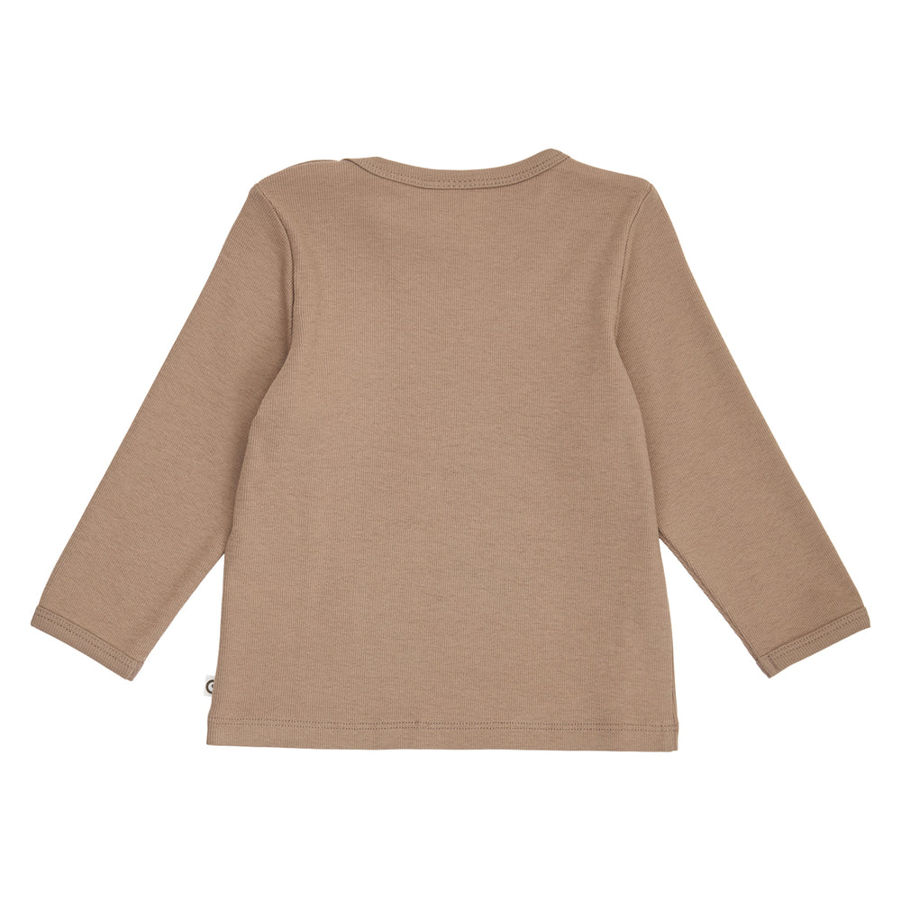 müsli Babylangarmshirt L_S Tee Walnut 017080802