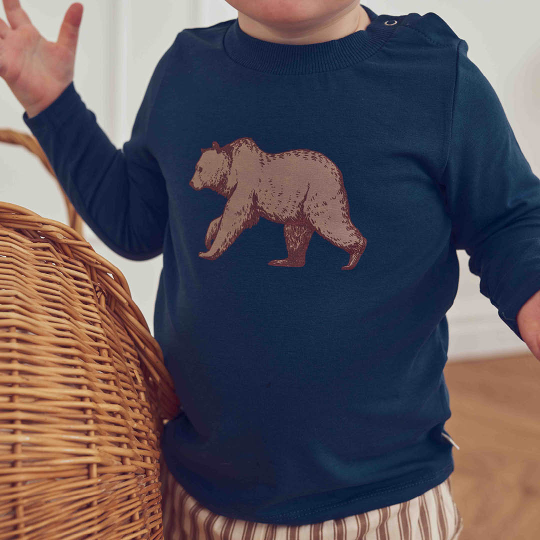 müsli Babylangarmshirt L_S Tee Navy 019403101