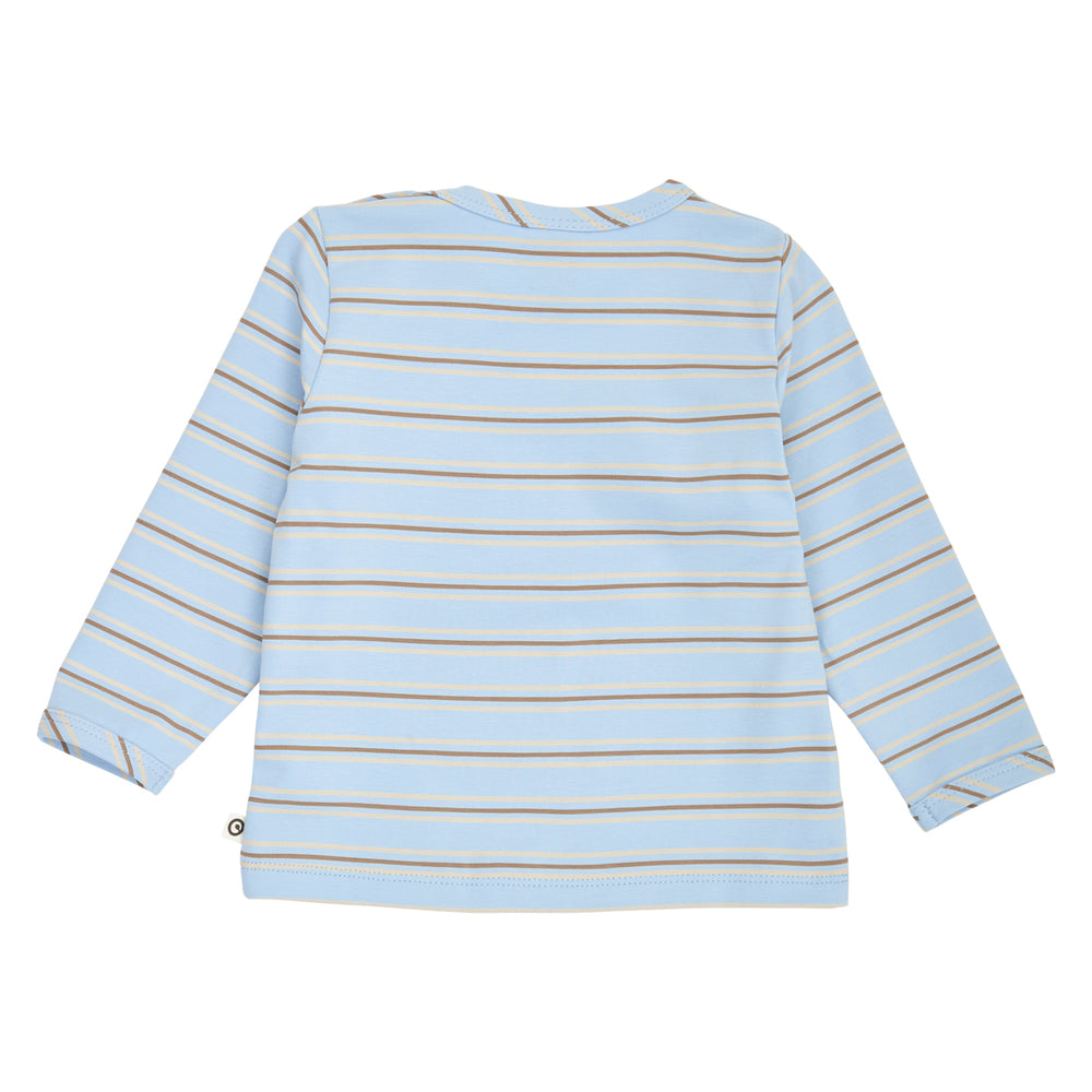 müsli Babylangarmshirt L_S Tee Soft blue/ Walnut/ Oak 690000332