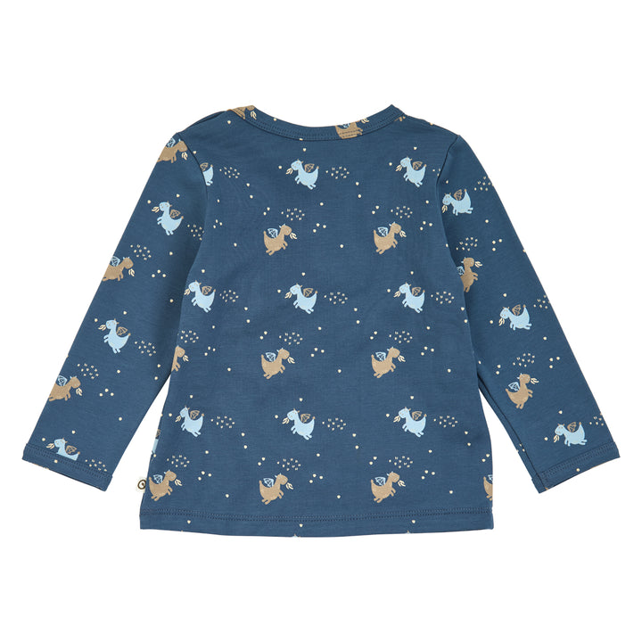 müsli Babylangarmshirt L_S Tee Navy/ Soft blue/ Walnut 690000336