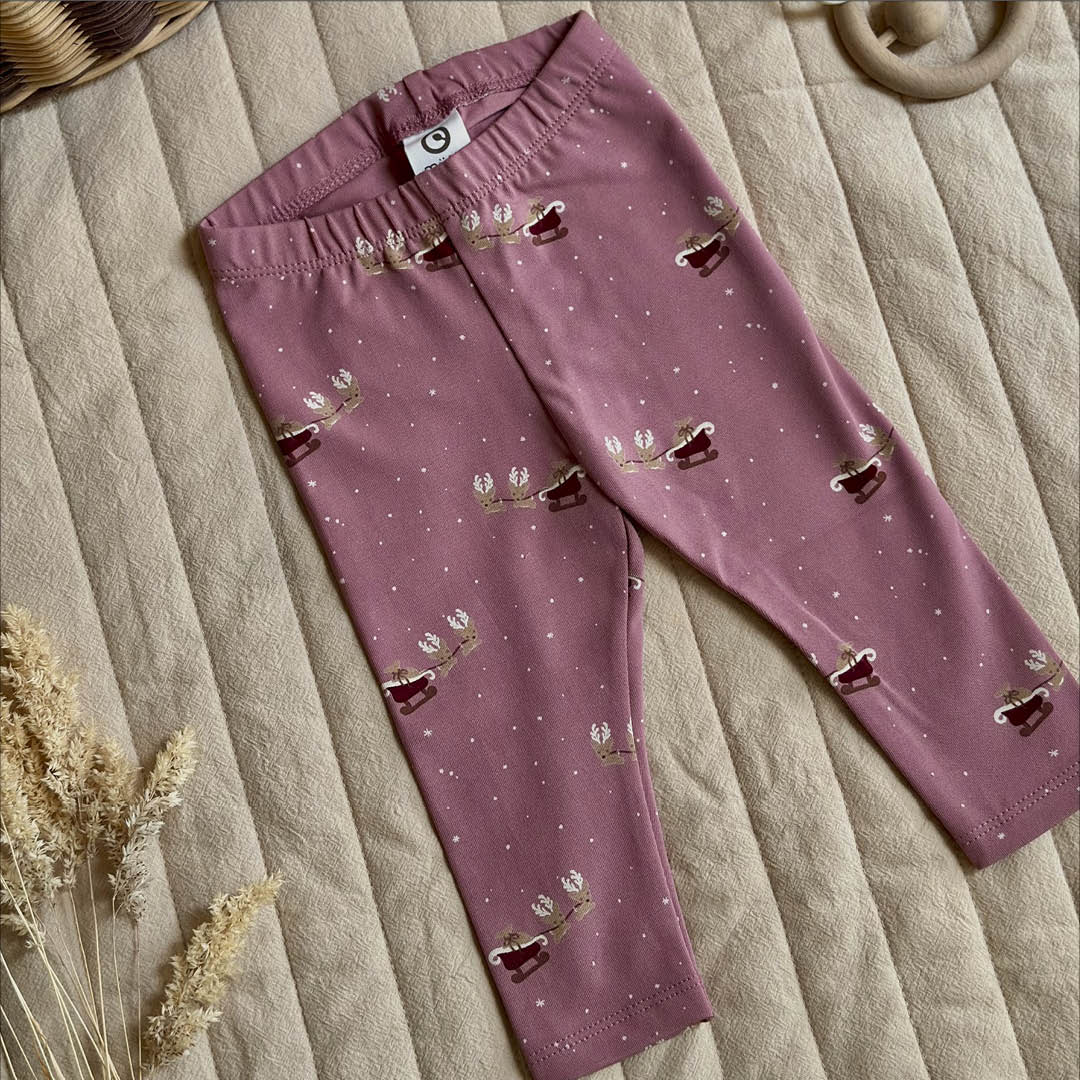 müsli Babyleggings Leggings Nostalgia rose/ Cabernet/ Balsam cream 690000315