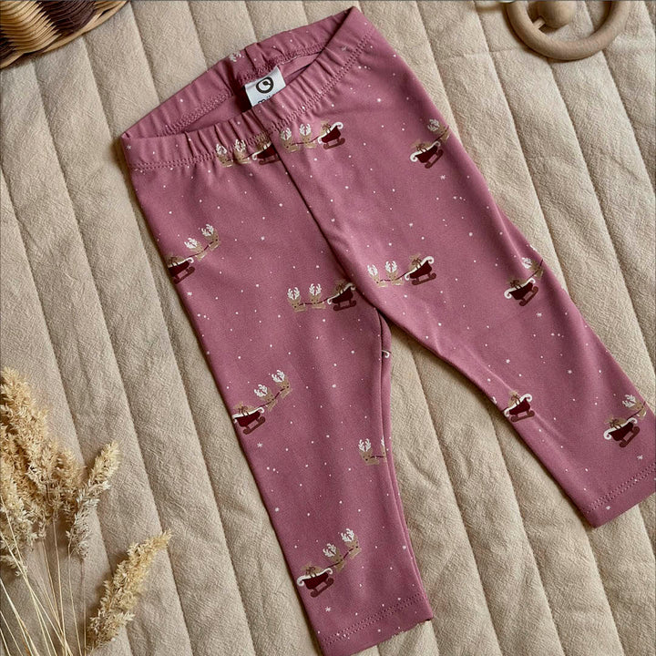müsli Babyleggings Leggings Nostalgia rose/ Cabernet/ Balsam cream 690000315