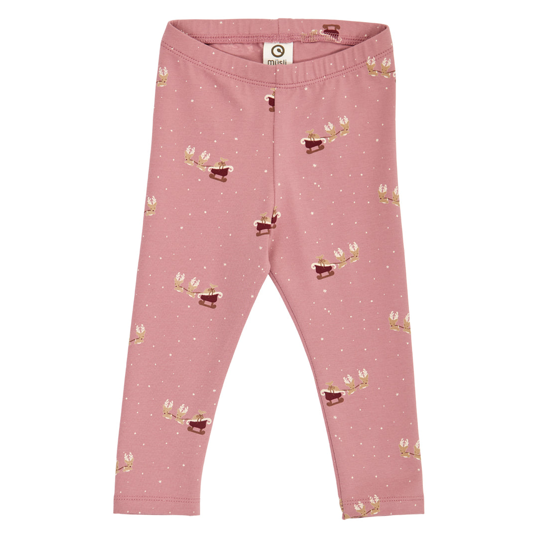müsli Babyleggings Leggings Nostalgia rose/ Cabernet/ Balsam cream 690000315