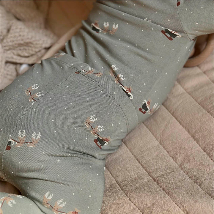 müsli Babyleggings Leggings Shadow/ Deep green/ Balsam cream 690000316