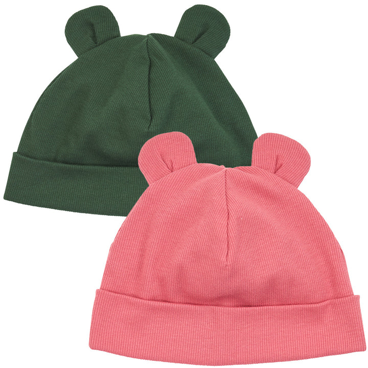 müsli Babymütze Headwear Barouque rose/ Forest green 690000355