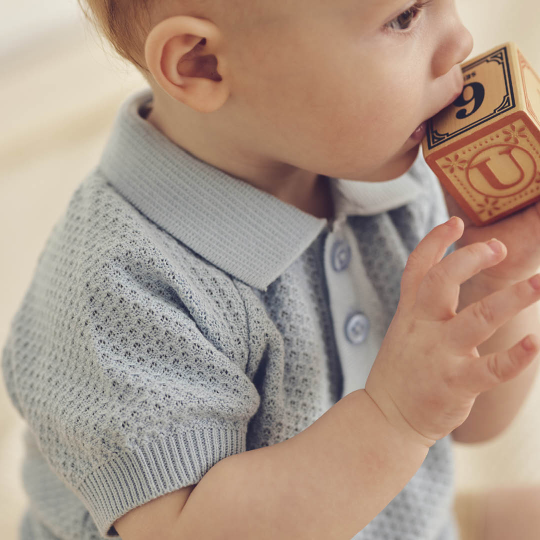 müsli Babypolohemd S_S Tee Ocean 014421102