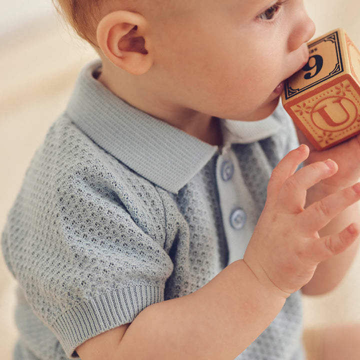 müsli Babypolohemd S_S Tee Ocean 014421102