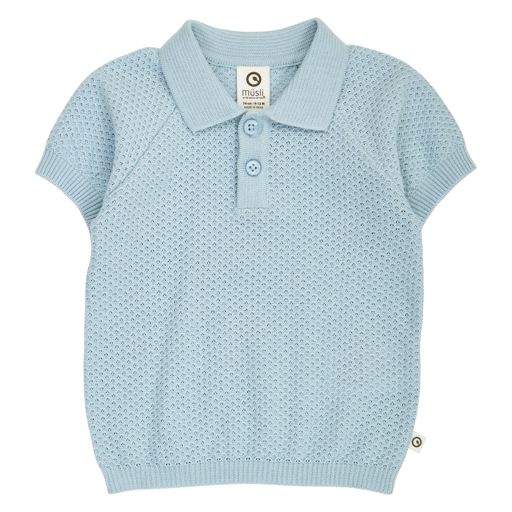 müsli Babypolohemd S_S Tee Ocean 014421102