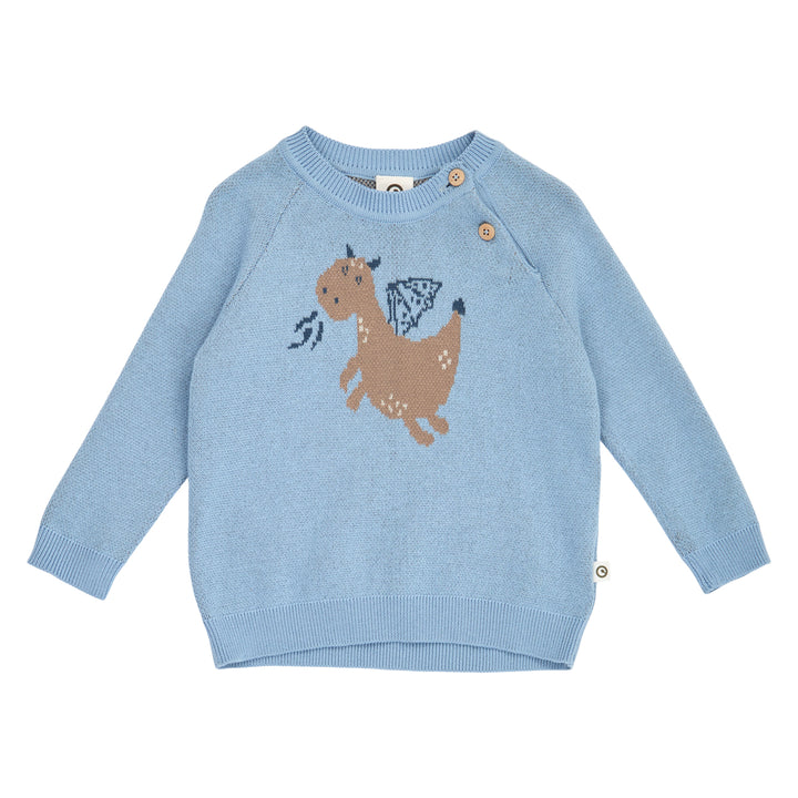 müsli Babypullover L_S Tee Soft blue 016401601