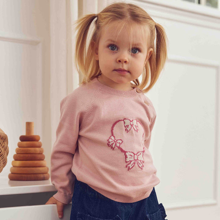 müsli Babypullover L_S Tee Blush 014150801
